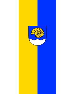 Flag: Hülben | portrait flag | 3.5m² | 38sqft | 300x120cm | 10x4ft