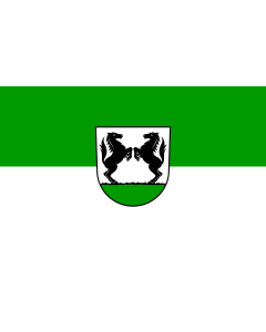 Flag: Mehrstetten |  landscape flag | 1.35m² | 14.5sqft | 90x150cm | 3x5ft 