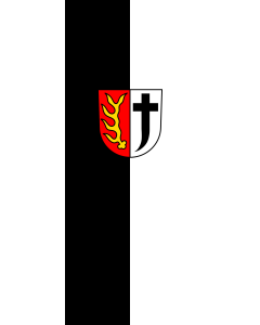 Bandiera: Trochtelfingen | bandiera ritratto | 3,5&nbsp;m² | 300&nbsp;×&nbsp;120&nbsp;cm 