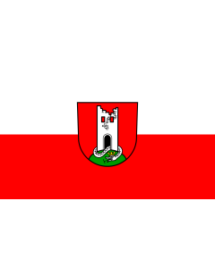 Flag: Wannweil |  landscape flag | 1.35m² | 14.5sqft | 90x150cm | 3x5ft 