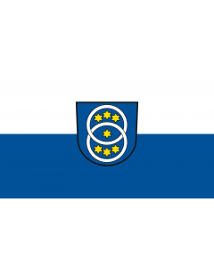 Flag: Zwiefalten |  landscape flag | 1.35m² | 14.5sqft | 90x150cm | 3x5ft 