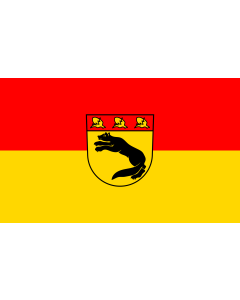 Flag: Walddorfhäslach |  landscape flag | 1.35m² | 14.5sqft | 90x150cm | 3x5ft 