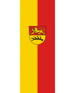 Flag: Bodelshausen |  portrait flag | 6m² | 64sqft | 400x150cm | 13x5ft 