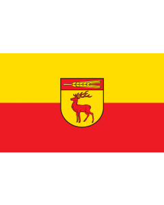 Flag: Dettenhausen |  landscape flag | 1.35m² | 14.5sqft | 90x150cm | 3x5ft 
