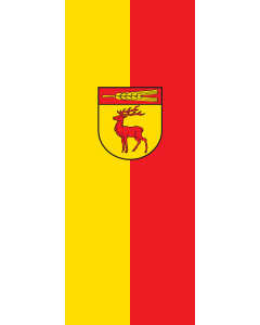 Flag: Dettenhausen |  portrait flag | 3.5m² | 38sqft | 300x120cm | 10x4ft 