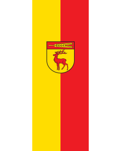 Flag: Dettenhausen |  portrait flag | 6m² | 64sqft | 400x150cm | 13x5ft 