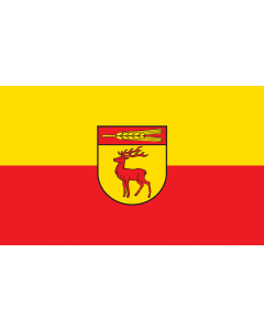 Flag: Dettenhausen |  landscape flag | 1.35m² | 14.5sqft | 90x150cm | 3x5ft 