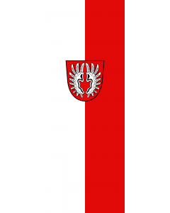 Flag: Gomaringen |  portrait flag | 6m² | 64sqft | 400x150cm | 13x5ft 