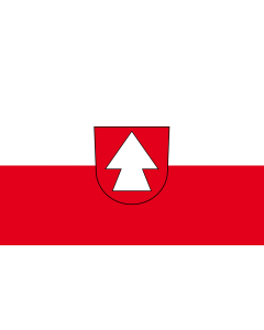 Flag: Hirrlingen | landscape flag | 1.35m² | 14.5sqft | 90x150cm | 3x5ft