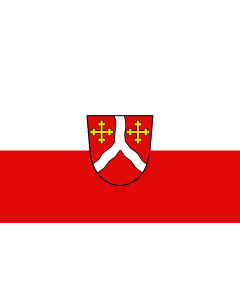 Flag: Kirchentellinsfurt |  landscape flag | 1.35m² | 14.5sqft | 90x150cm | 3x5ft 
