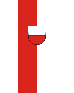 Vertical Hanging Swivel Crossbar Banner Flag: Rottenburg am Neckar | portrait flag | 3.5m² | 38sqft | 300x120cm | 10x4ft