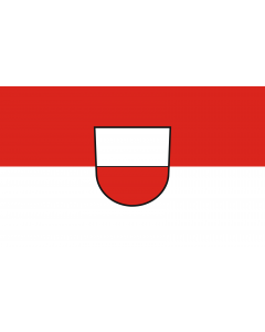 Flag: Rottenburg am Neckar |  landscape flag | 1.35m² | 14.5sqft | 90x150cm | 3x5ft 