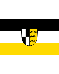 Flag: Zollernalbkreis (Kreis) | landscape flag | 1.35m² | 14.5sqft | 90x150cm | 3x5ft