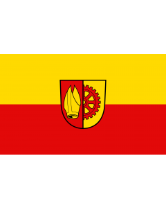 Flag: Bisingen |  landscape flag | 1.35m² | 14.5sqft | 90x150cm | 3x5ft 