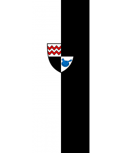 Flag: Grosselfingen |  portrait flag | 6m² | 64sqft | 400x150cm | 13x5ft 