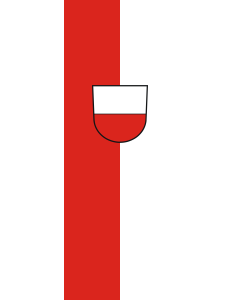 Flag: Haigerloch |  portrait flag | 6m² | 64sqft | 400x150cm | 13x5ft 