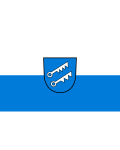 Flag: Hausen am Tann |  landscape flag | 1.35m² | 14.5sqft | 90x150cm | 3x5ft 