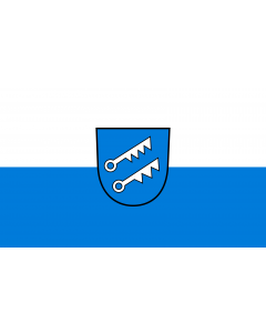 Flag: Hausen am Tann |  landscape flag | 1.35m² | 14.5sqft | 90x150cm | 3x5ft 