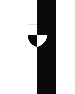 Bandiera: Hechingen | bandiera ritratto | 3,5&nbsp;m² | 300&nbsp;×&nbsp;120&nbsp;cm 