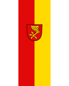 Flag: Nusplingen |  portrait flag | 6m² | 64sqft | 400x150cm | 13x5ft 