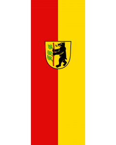 Flag: Rangendingen |  portrait flag | 6m² | 64sqft | 400x150cm | 13x5ft 