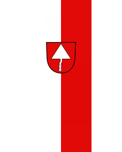 Flag: Ratshausen |  portrait flag | 3.5m² | 38sqft | 300x120cm | 10x4ft 