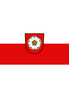 Flag: Rosenfeld |  landscape flag | 1.35m² | 14.5sqft | 90x150cm | 3x5ft 