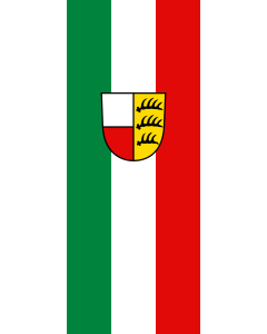 Vertical Hanging Swivel Crossbar Banner Flag: Winterlingen | portrait flag | 3.5m² | 38sqft | 300x120cm | 10x4ft