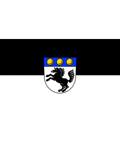 Flag: Allmendingen |  landscape flag | 1.35m² | 14.5sqft | 90x150cm | 3x5ft 