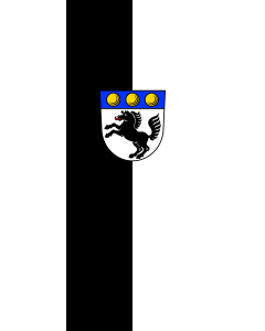 Bandiera: Allmendingen | bandiera ritratto | 3,5&nbsp;m² | 300&nbsp;×&nbsp;120&nbsp;cm 