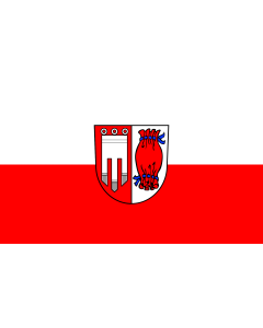 Flag: Börslingen |  landscape flag | 1.35m² | 14.5sqft | 90x150cm | 3x5ft 