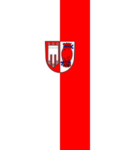 Flag: Börslingen | portrait flag | 3.5m² | 38sqft | 300x120cm | 10x4ft
