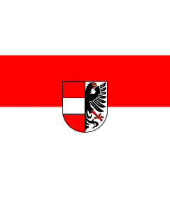 Flag: Dietenheim |  landscape flag | 1.35m² | 14.5sqft | 90x150cm | 3x5ft 