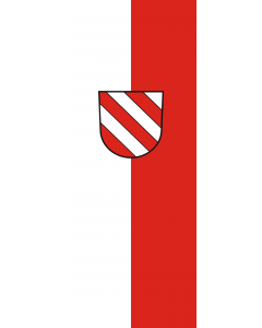 Flag: Ehingen (Donau) |  portrait flag | 3.5m² | 38sqft | 300x120cm | 10x4ft 