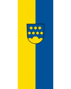 Flag: Emeringen |  portrait flag | 3.5m² | 38sqft | 300x120cm | 10x4ft 