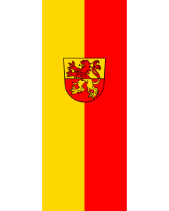 Flag: Erbach | portrait flag | 3.5m² | 38sqft | 300x120cm | 10x4ft