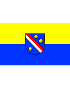 Flag: Griesingen |  landscape flag | 1.35m² | 14.5sqft | 90x150cm | 3x5ft 