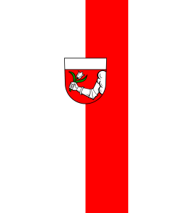 Bandiera: Grundsheim | bandiera ritratto | 3,5&nbsp;m² | 300&nbsp;×&nbsp;120&nbsp;cm 