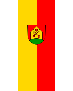 Flag: Hausen am Bussen | portrait flag | 3.5m² | 38sqft | 300x120cm | 10x4ft
