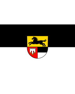Flag: Langenau |  landscape flag | 1.35m² | 14.5sqft | 90x150cm | 3x5ft 