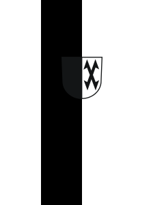 Vertical Hanging Beam Flag: Neenstetten |  portrait flag | 3.5m² | 38sqft | 300x120cm | 10x4ft 