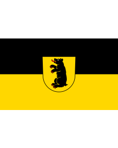 Flag: Nellingen |  landscape flag | 1.35m² | 14.5sqft | 90x150cm | 3x5ft 
