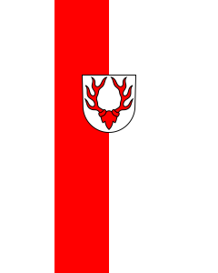 Bandiera: Oberdischingen | bandiera ritratto | 3,5&nbsp;m² | 300&nbsp;×&nbsp;120&nbsp;cm 