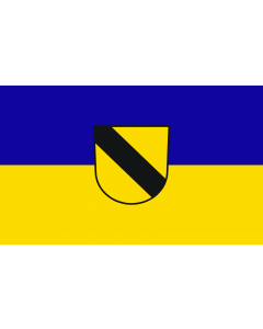 Flag: Öpfingen |  landscape flag | 1.35m² | 14.5sqft | 90x150cm | 3x5ft 