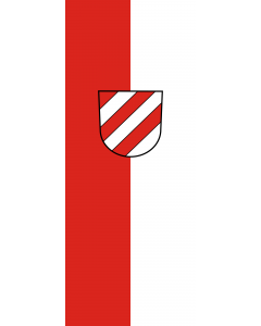 Vertical Hanging Swivel Crossbar Banner Flag: Schelklingen |  portrait flag | 3.5m² | 38sqft | 300x120cm | 10x4ft 