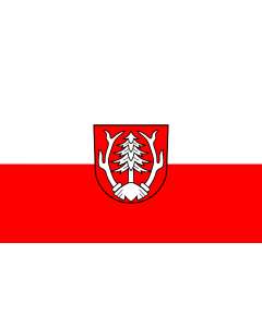 Flag: Schnürpflingen |  landscape flag | 1.35m² | 14.5sqft | 90x150cm | 3x5ft 