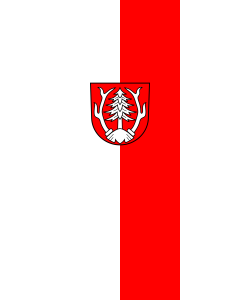 Flag: Schnürpflingen | portrait flag | 3.5m² | 38sqft | 300x120cm | 10x4ft