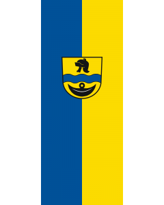 Vertical Hanging Swivel Crossbar Banner Flag: Unterstadion |  portrait flag | 3.5m² | 38sqft | 300x120cm | 10x4ft 