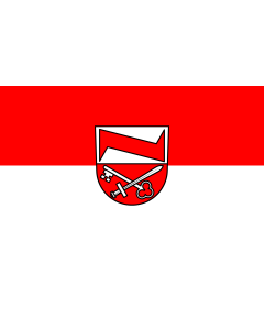 Flag: Unterwachingen |  landscape flag | 1.35m² | 14.5sqft | 90x150cm | 3x5ft 