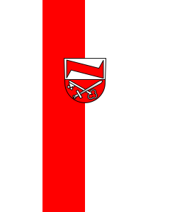 Bandiera: Unterwachingen | bandiera ritratto | 3,5&nbsp;m² | 300&nbsp;×&nbsp;120&nbsp;cm 